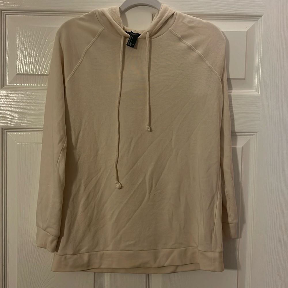 Breezy and Beautiful: Forever 21 White Lightweight Sweater